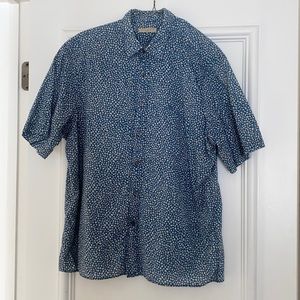 Burberry button up collared shirt